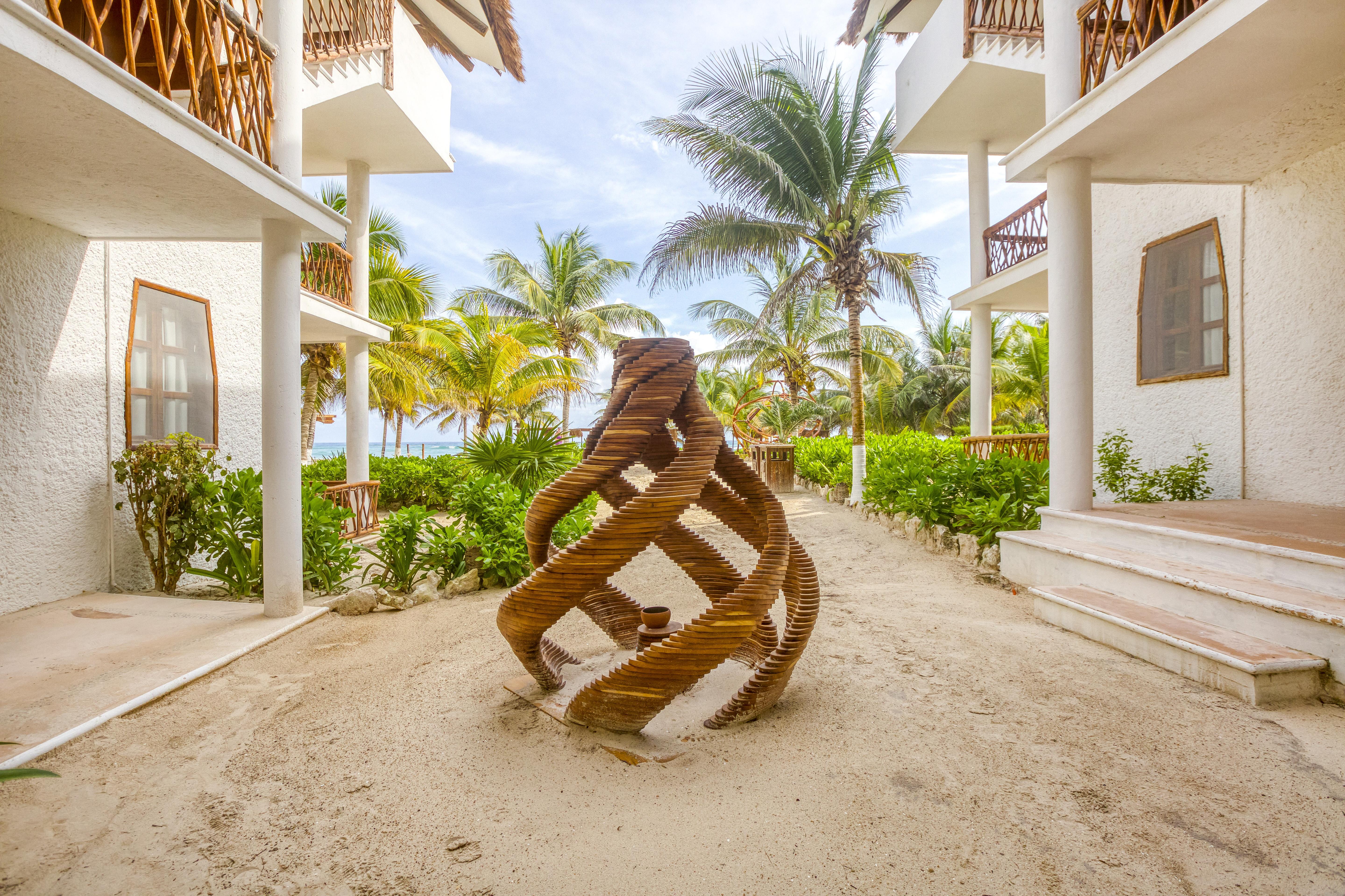 Hotel Cabanas Los Lirios Tulum Esterno foto